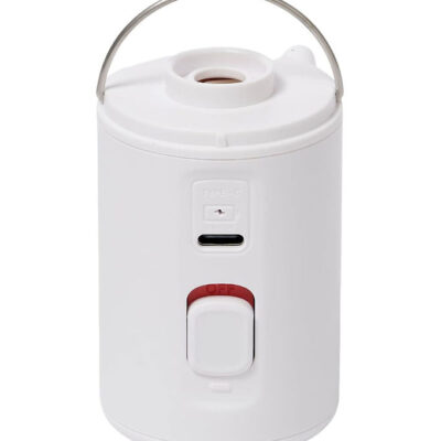 SunnyLife Mini Elektrisk Luftpumpe - Universal - Hvid