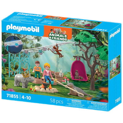 Playmobil Animals & Friends - Fødselsdagsfest - 58 Dele - 71855