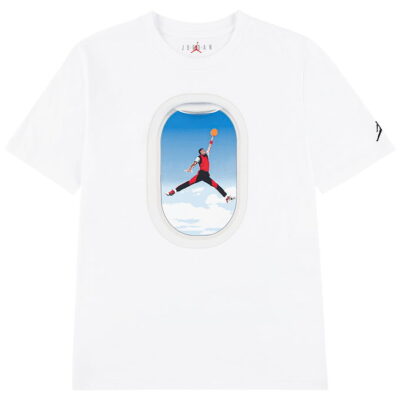Jordan T-shirt - Plane Window - Hvid m. Print