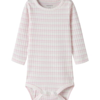 Name It Body l/æ - Rib - NbfHutla - Cradle Pink