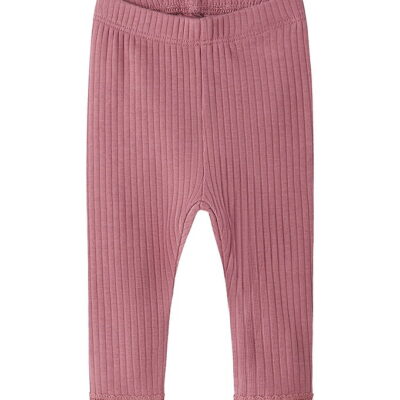 Name It Leggings - Rib - NbfHallie - Mesa Rose