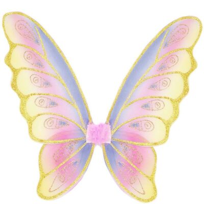 Great Pretenders Udklædning - Vinger - Glitter Rainbow - Pastel