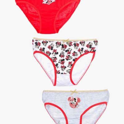 Disney Minnie Mouse Trusser 3-pak, Multifarvet, 122