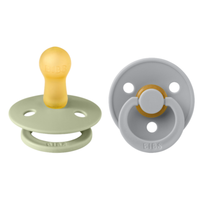 Bibs Colour - 2-pak, Str. 2 (6+ Mdr.), Rund - Latex