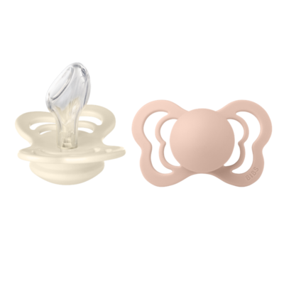 BIBS - Sutter Couture 2 PACK - Ivory/Blush - Size 2
