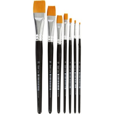 Creativ Company - Gold Line Pensler - 7 stk.