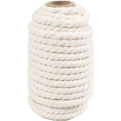 Creativ Company - Macramé reb - Råhvid