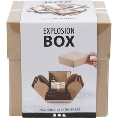 Explosion box - Brun
