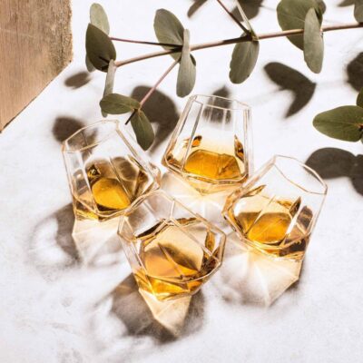 Mad Monkey - Diamond Shot Glasses - Set of 4