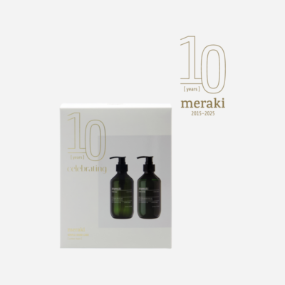 Meraki - Gaveæske, Cotton Haze, Simple hand care - Green - 275 ml