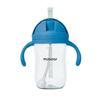 Mininor, Sugerørskop - Drypfri, 330 Ml, Blue Whale