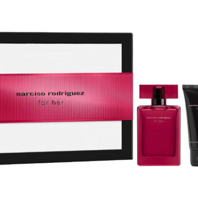 Narciso Rodriguez - Gift Set - For Her EdP Intense 50 ml + Body Lotion 50 ml + Shower Gel 50 ml