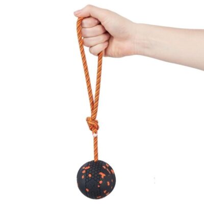 Non-Stop - Bold med reb - Orange/sort - 6cm