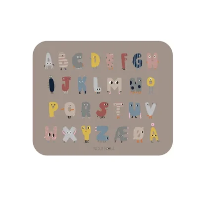 XL Underlag - ABC brun