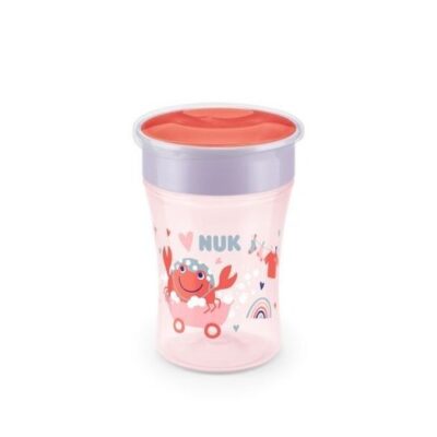 Nuk Magic Cup - Kop, Drikkekop, Lyserød, 8+m