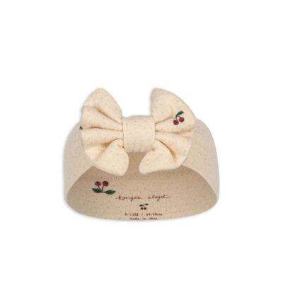 Konges Sløjd Sui New Bambi Bonnet Pandebånd - GOTS - Cherry