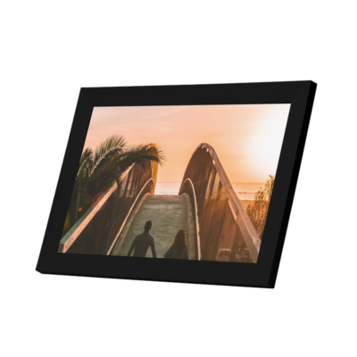 PIXIE - Smart Digital Photo Frame - Black - 10,1" LCD touchskærm
