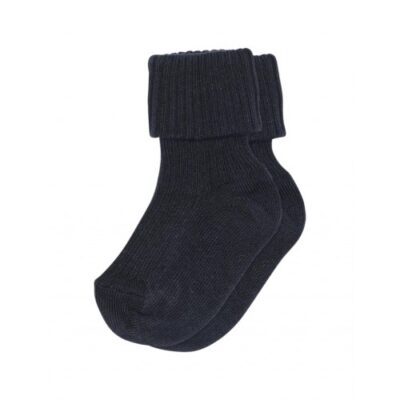 Rib Baby Bomuldsstrømper Navy 19/21
