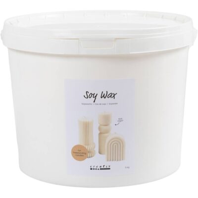 Soyavoks, creme, Til fritstående lys, 5 kg/ 1 pk.