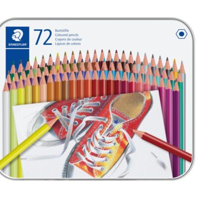 Staedtler - Farveblyanter i metalboks, 72 stk (175 M72)