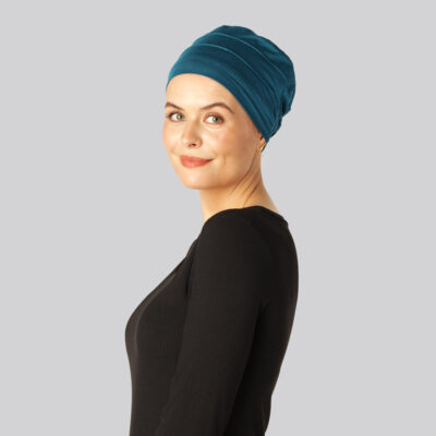 Bambus klassisk turban i sort til damer