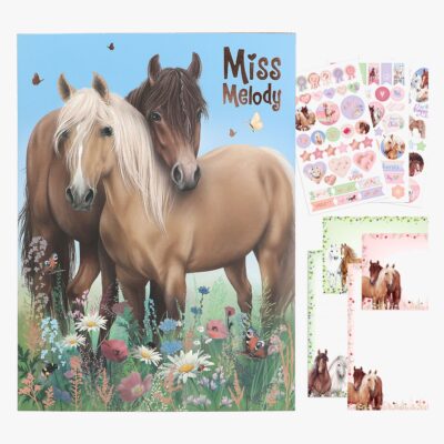 Miss Melody Brevpapir i Mappe