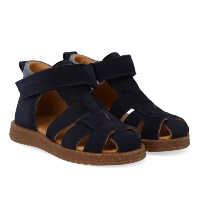 Begynder Sandal m Velcro - Navy/Blue Fog - 21