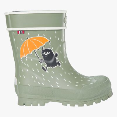 Viking Alv Jolly Mumitroldene Gummistøvler, Green, 29
