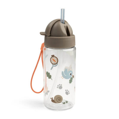 Done by Deer Drikkedunk M/sugerør Tiny Trails 350 ml - Sand