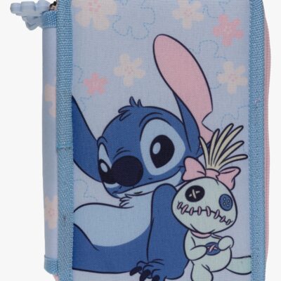 Disney Lilo & Stitch Penalhus med 3 Rum, Lyseblå