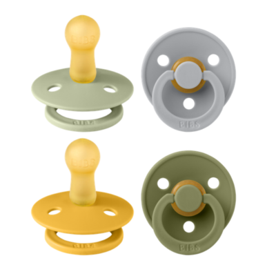 Bibs Colour 4-pak Str 2 - Green Garden Lush