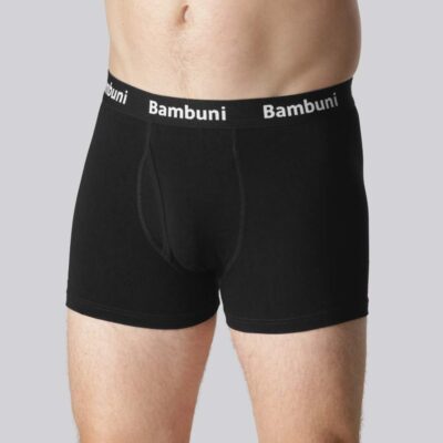 Bambus underbukser i petrol til mænd