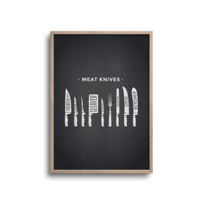 Meat Knives - Plakat