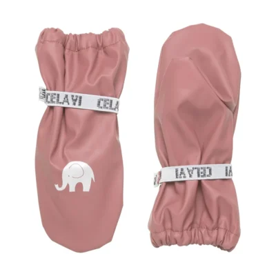 Vatterede PU luffer - Burlwood - 2-4 ÅR