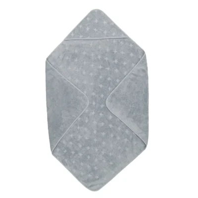 Baby Håndklæde, 100x100 cm - Jasmin blue