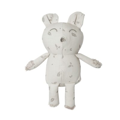 Bjørne krammebamse - GOTS certificeret økologisk bomuld - 25x30 cm - Desert green - Müsli By Green Cotton Oat bear
