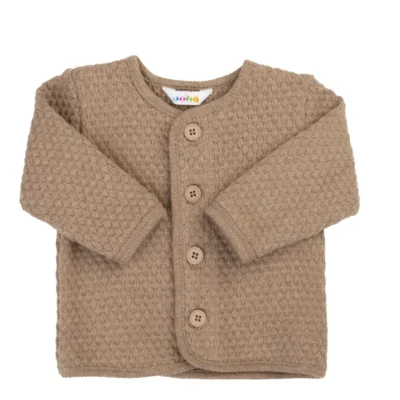 Cardigan - Drk. beige - 90