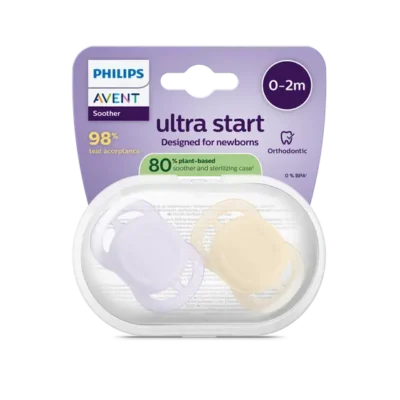 Sut, Ultra start, 0-2 m, lyserød/lysegul