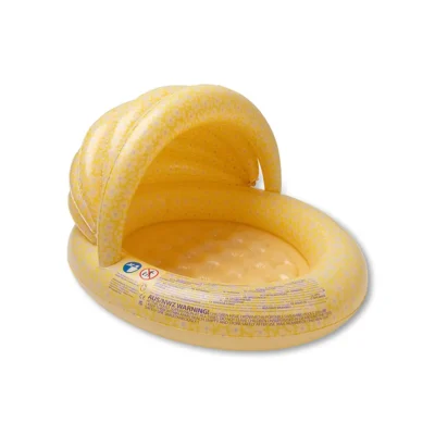 Swim Essentials Badebassin Med Skygge 100 cm - Florish Yellow