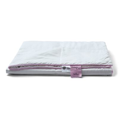 Junior sommer silkedyne - 100% mulberry silke og bambus - 100x140 cm - Nature By Borg dyne