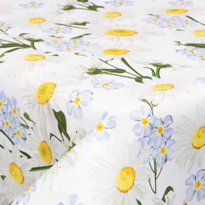 Tekstil voksdug - 140 cm bred - Blooming Daisies - Voksdug med akrylbelægning