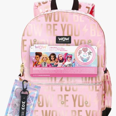 WOW Generation Rygsæk med Mærker, Pink