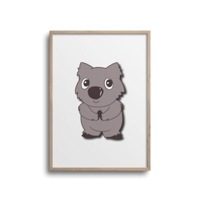 Wombat - plakat