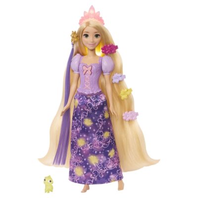 Disney Princess Magisk Rapunzel med lysende hår - 9 dele - 30 cm