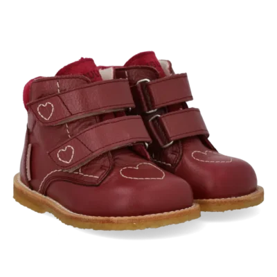 Angulus TEX-støvle m. Hjerter - Berry - 23