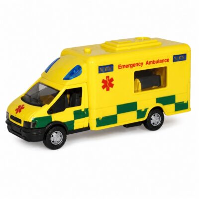 Legetøjs ambulance med lys og lyd - 22 cm