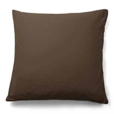 Pudebetræk 60x63 cm - Stonewashed - Firm dark brown