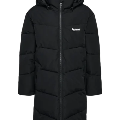 Puffer Lang Jakke - Black - 116