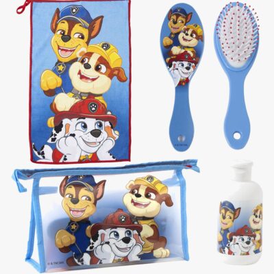 Paw Patrol Toilettaske med Håndklæde Hårbørste & Flaske