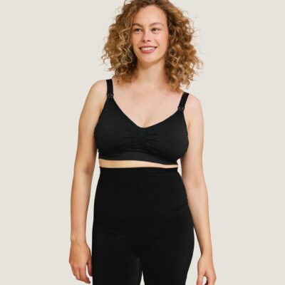 Carriwell Gel-support® Graviditets- og Amme-bh - Sort - XL
